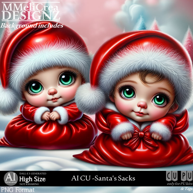 (image for) AI - CU Santa's Sacks (CU4PU / PNG)